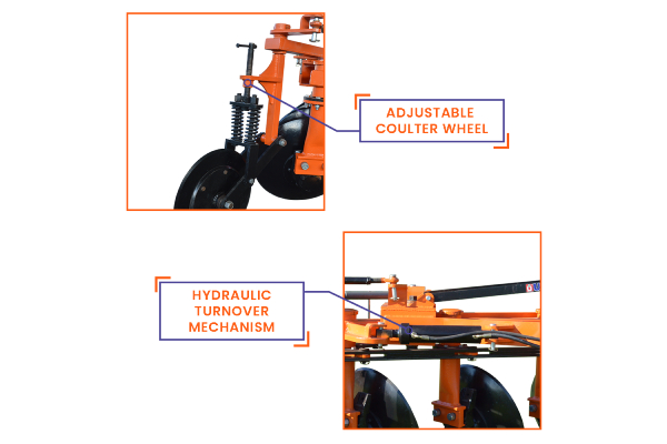  Reversible Mounted Disc Plough bulk supplier